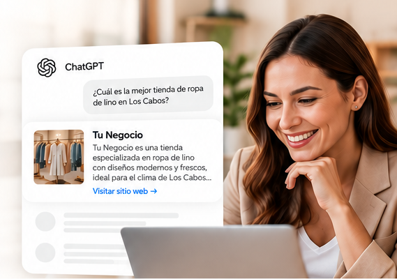 Ejemplo de Tu Negocio en una respuesta de ChatGPT